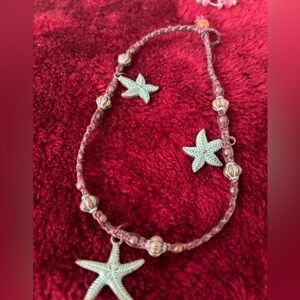 Turquoise Starfish Beach Necklace
